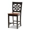 Baxton Studio Nicolette Modern and Contemporary Two-Tone Dark Brown and Walnut Brown Finished Wood 5-Piece Pub Set 176-11425-9776-Zoro - alternate 3